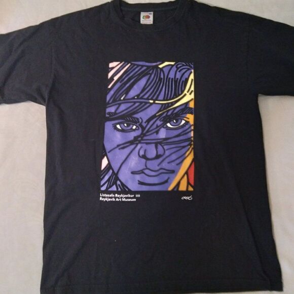 Fruit of the Loom Other - Vintage Listasafn Reykjavikur Reykjavic Art Museum Tee